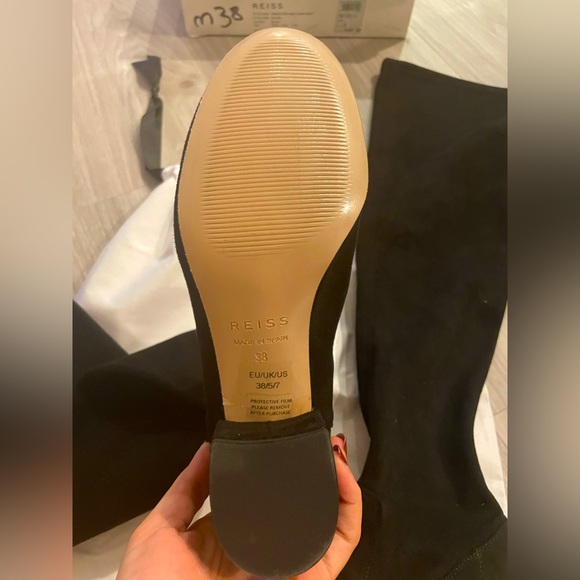 Reiss - Suede over the knee boots - Picture 5 of 6